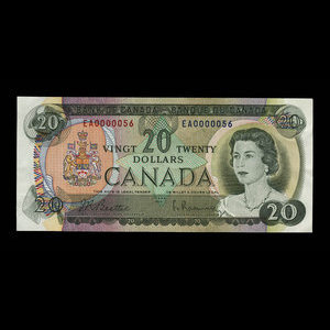 Canada, Bank of Canada, 20 dollars : 1969