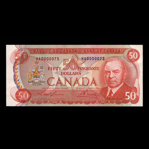 Canada, Bank of Canada, 50 dollars : 1975