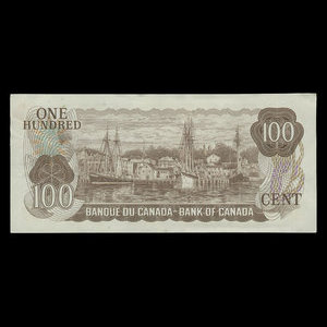 Canada, Bank of Canada, 100 dollars : 1975