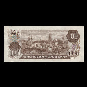 Canada, Bank of Canada, 100 dollars : 1975