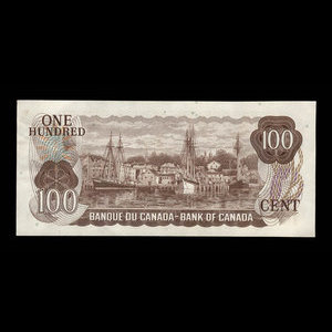 Canada, Bank of Canada, 100 dollars : 1975