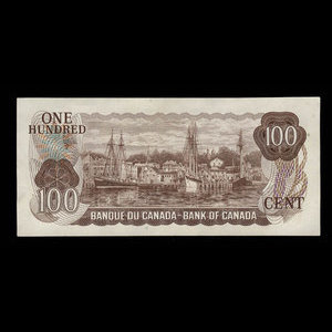 Canada, Bank of Canada, 100 dollars : 1975