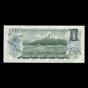 Canada, Bank of Canada, 1 dollar : 1973