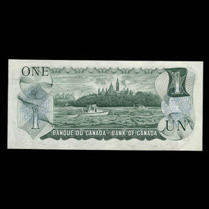 Canada, Bank of Canada, 1 dollar : 1973