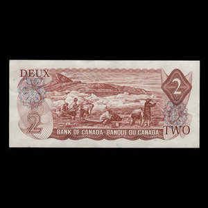 Canada, Bank of Canada, 2 dollars : 1974