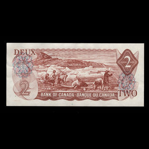 Canada, Bank of Canada, 2 dollars : 1974