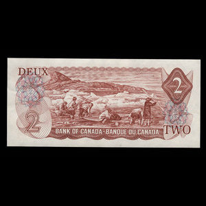 Canada, Bank of Canada, 2 dollars : 1974