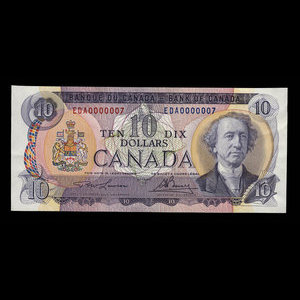 Canada, Bank of Canada, 10 dollars : 1971