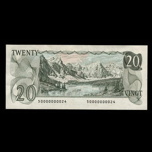 Canada, Bank of Canada, 20 dollars : 1979