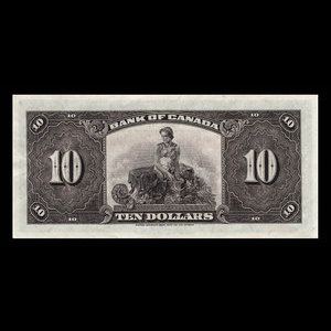 Canada, Bank of Canada, 10 dollars : 1935