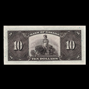 Canada, Bank of Canada, 10 dollars : 1935