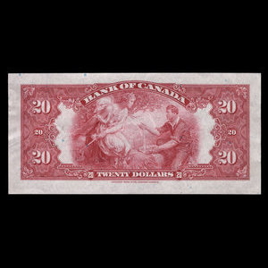 Canada, Bank of Canada, 20 dollars : 1935