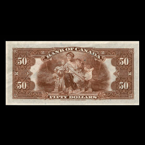 Canada, Bank of Canada, 50 dollars : 1935
