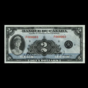 Canada, Bank of Canada, 2 dollars : 1935