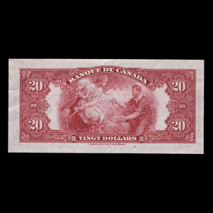 Canada, Bank of Canada, 20 dollars : 1935