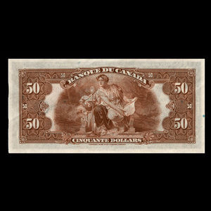 Canada, Bank of Canada, 50 dollars : 1935