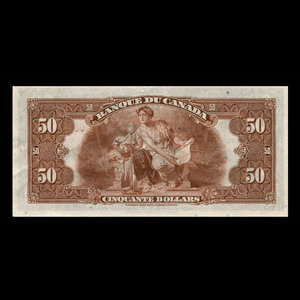 Canada, Bank of Canada, 50 dollars : 1935