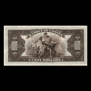 Canada, Bank of Canada, 100 dollars : 1935