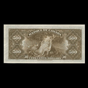 Canada, Bank of Canada, 500 dollars : 1935