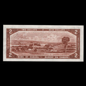 Canada, Bank of Canada, 2 dollars : 1954