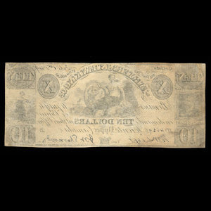 Canada, Farmers J.S. Banking Company, 10 dollars : February 1, 1849