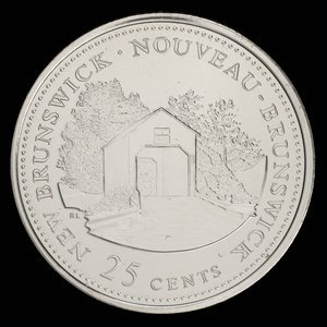 Canada, Elizabeth II, 25 cents : January 9, 1992