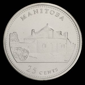 Canada, Elizabeth II, 25 cents : April 7, 1992