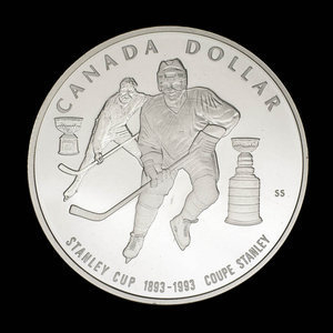 Canada, Elizabeth II, 1 dollar : 1993