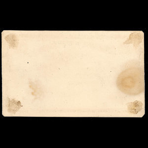 Canada, Union Bank of Newfoundland, 2 pounds : April 7, 1854