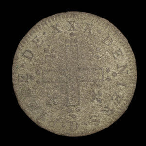 France, Louis XIV, mousquetaire (30 deniers) : 1711