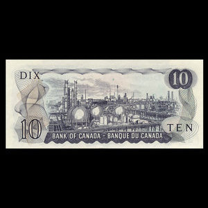 Canada, Bank of Canada, 10 dollars : 1971