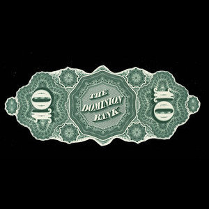 Canada, Dominion Bank, 10 dollars : May 1, 1871