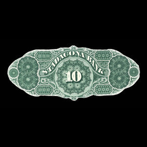 Canada, Stadacona Bank, 10 dollars : April 2, 1874