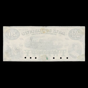 Canada, Bank of Toronto (The), 20 dollars : July 1, 1880