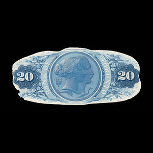 Canada, Bank of Toronto (The), 20 dollars : July 1, 1880