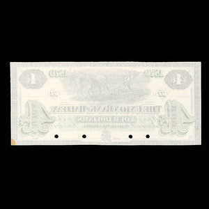 Canada, Union Bank of Halifax, 4 dollars : June 1, 1870