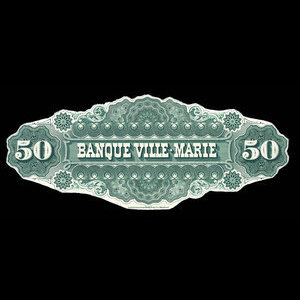 Canada, Banque Ville-Marie, 50 dollars : October 1, 1885