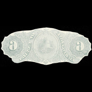 Canada, Exchange Bank of Canada, 6 dollars : October 1, 1872