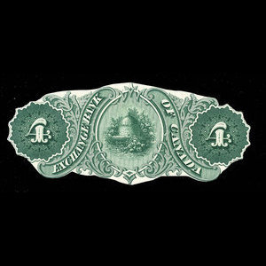 Canada, Exchange Bank of Canada, 4 dollars : October 1, 1872