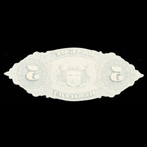 Canada, Bank of Hamilton, 5 dollars : September 2, 1872