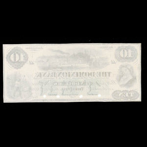 Canada, Dominion Bank, 10 dollars : May 1, 1871