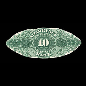 Canada, St. Lawrence Bank, 10 dollars : December 2, 1972