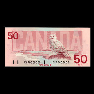 Canada, Bank of Canada, 50 dollars : 1988