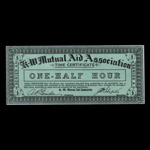 Canada, K.-W. Mutual Aid Association, 1/2 hour : 1935