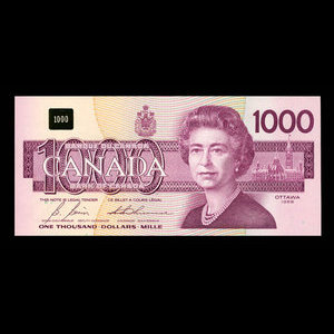 Canada, Bank of Canada, 1,000 dollars : 1988