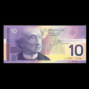 Canada, Bank of Canada, 10 dollars : 2001