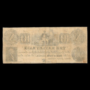Canada, Hatley Bank, 10 dollars : 1838