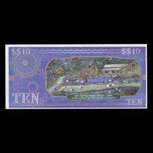 Canada, Salt Spring Island Monetary Foundation, 10 dollars : March 1, 2002