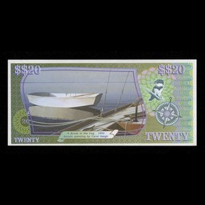 Canada, Salt Spring Island Monetary Foundation, 20 dollars : March 1, 2002