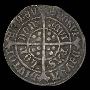 England, Henry VII, 1 groat : 1505